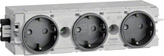 GS30009011 antracyt Gniazdo SCHUKO 3x C-PROFIL