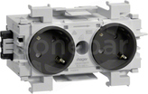 GS20119011 antracyt Gniazdo SCHUKO 2x 45st front