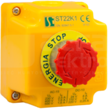 ST22K1/08-2 przycisk B+1r Kaseta sterow.1xST22 stop