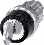 SIRIUS ACT 22mm I-O-II b/samop. Przełącznik z kluczem RONIS metal