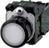SIRIUS ACT 22mm 1NO z samop.biały Przycisk płaski podśw+bl.LED tworzywo