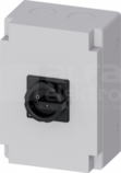 SENTRON 3P 100A IP65 czarny Rozłącznik główny w obud.