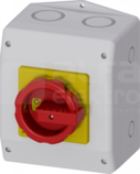SENTRON 3P 63A IP65 czerwony/żółty Rozłącznik główny/awaryjny w obud.