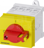 SENTRON 3P 16A czerwony/żółty Rozłącznik główny/awaryjny