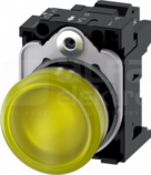 SIRIUS ACT 22mm 24VAC/DC żółty Lampka sygnalizacyjna+bl.LED metal