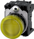 SIRIUS ACT 22mm 230VAC żółty Lampka sygnalizacyjna+bl.LED tworzywo