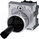 SIRIUS ACT 22mm O<I z samop.czarny Joystick okrągły pionowy metal