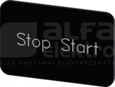 SIRIUS ACT 17,5x27mm STOP START Etykieta wkładana/samoprzylepna