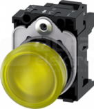 SIRIUS ACT 22mm 110VAC żółty Lampka sygnalizacyjna+bl.LED metal