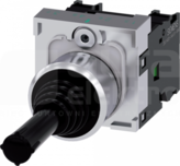 SIRIUS ACT 22mm O<I z samop.czarny Joystick okrągły poziomy metal