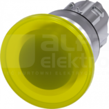 SIRIUS ACT 22mm z samop.żółty Przycisk grzybkowy podśw.metal