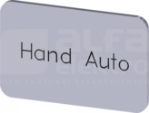 SIRIUS ACT HAND AUTO Etykieta wkładana