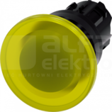 SIRIUS ACT 22mm z samop.żółty Przycisk grzybkowy podśw.tworzywo