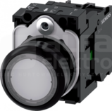 SIRIUS ACT 22mm 1NO z samop.przezr. Przycisk płaski podśw+bl.LED tworzywo