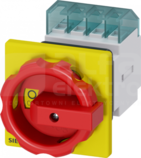 SENTRON 4P 16A czerwony/żółty Rozłącznik główny/awaryjny