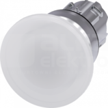 SIRIUS ACT 22mm z samop.biały Przycisk grzybkowy podśw.metal
