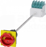 SENTRON 4P 16A czerwony/żółty Rozłącznik główny/awaryjny