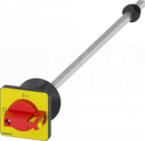 3LD3 48x48mm 300mm żółto-czerwony Pokrętło z wałkiem