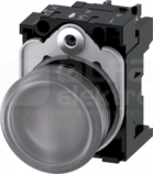 SIRIUS ACT 22mm 24VAC/DC przezroczysty Lampka sygnalizacyjna+bl.LED tworzywo