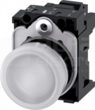 SIRIUS ACT 22mm 230VAC biały Lampka sygnalizacyjna+bl.LED metal