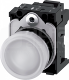 SIRIUS ACT 22mm 24VAC/DC biały Lampka sygnalizacyjna+bl.LED metal