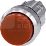 SIRIUS ACT 22mm z samop.bursztynowy Przycisk wystający podśw.metal
