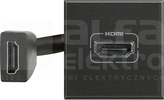 HDMI 2M antracyt Gniazdo HDMI