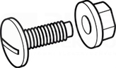 DLPC M8x20 Śruba z nakrętką