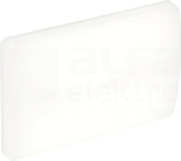 PORTAL EVO LED 6W/840 280lm PC mleczny IP54 IK08 Plafon LED z czujnikiem zmierzchu zewn.