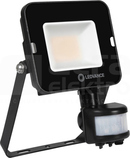 FLOOD COMPACT V SEN 20W/840 2000lm SYM IP65 czar Naświetlacz LED z czujnikiem ruchu
