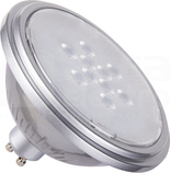 QPAR111 GU10 srebrne, 7 W, 4000 K CRI90 40° Źródło Led