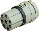 R15 7 10A 250V 0,14-2,5mm2 Wkład stykowy do złącz męski