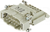 HAN 10E 16A 500V 0,2-2,5mm2 Wkład stykowy do złącz męski