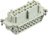 HAN 16E 16A 500V 0,75-2,5mm2 Wkład stykowy do złącz żeński