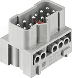 HAN ECO 10 16A 500V 0,75-2,5mm2 Element mocujący wkładów styk.męski