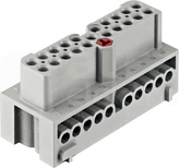 HAN ECO 20 16A 500V 0,75-2,5mm2 Element mocujący wkładów styk.żeński