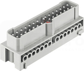HAN ECO 28 16A 500V 0,75-2,5mm2 Element mocujący wkładów styk.męski