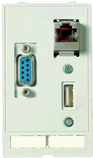 USB RJ45 SUB-D9 f-m Złącza transmisji danych
