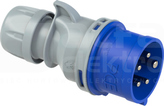 TURBO TWIST 16A 5P 230V IP44 Wtyczka przenośna nikiel