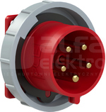 TURBO TWIST 32A 5P 400V 75x75mm IP67 Wtyczka tablicowa prosta