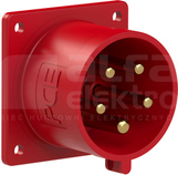 32A 5P 400V 75x75 IP44 Wtyczka tablicowa