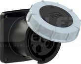 125A 3P+Z 500V120x120 IP67 Gniazdo tablicowe proste