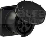 MIDNIGHT 125A 5P 400V IP67 Gniazdo tablicowe proste