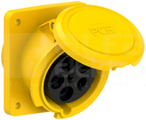 POWER TWIST 63A 5P 110V IP44 Gniazdo tablicowe skośne