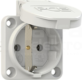 16A SCHUKO 230V szary Gniazdo tablicowe