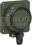NAUTILUS 16/3 230V IP68 SCHUKO Gniazdo tablicowe kołn.75x75