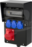 KAT 16/5xC 3GSx3B RCD40 IP54 SCHEMAT Rozdzielnia