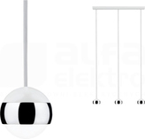 CAPSULE 3x6W biały/chrom Lampa LED wisząca