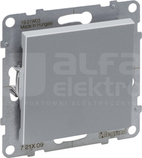 SUNO 6A aluminium Przycisk pojedynczy