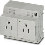 EO-AB/UT/LED/DUO/15 Gniazdko podwójne